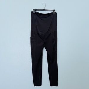 Ingrid+Isabel Black All Stage Performance Support 7/8 Maternity Legging